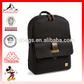 Mochila escolar de cuero con adornos de moda para Colegio escolar (ES-Z333)